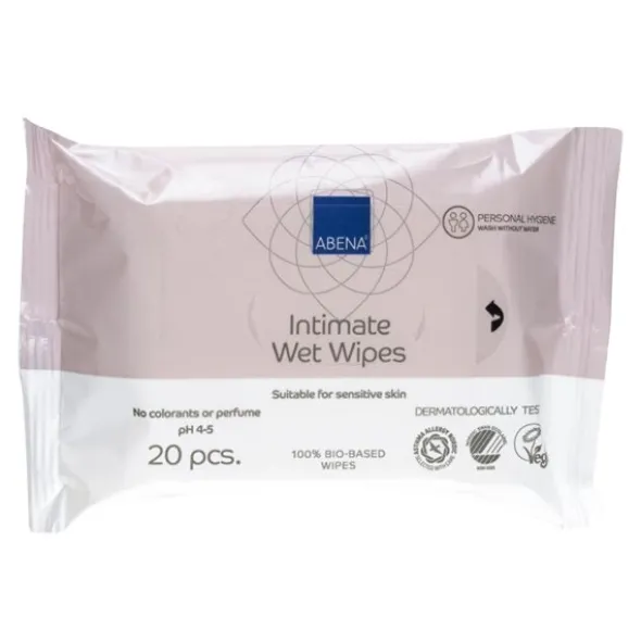 Abena lingettes intimes imprégnées