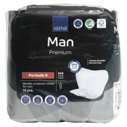 Abena Man Premium Formula 0 Protections anatomiques 3 gouttes