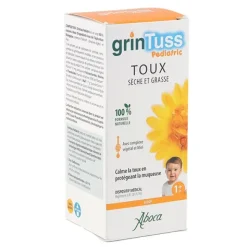 Aboca GrinTuss Pediatric Sirop Toux sèche et grasse