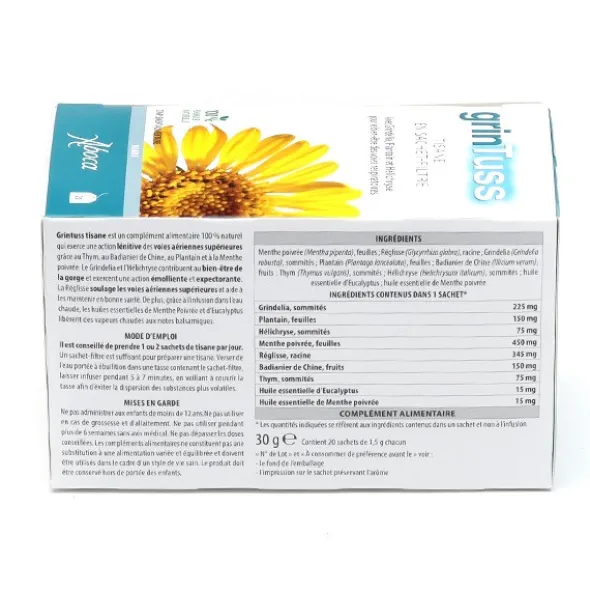 Aboca Grintuss tisane sachets