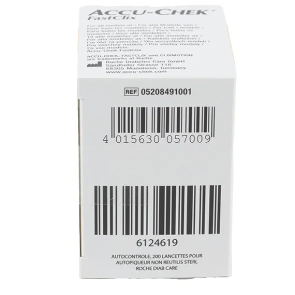 Accu Chek Fastclix lancettes