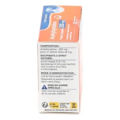 Acetylcysteine 200 mg Viatris poudre sachets