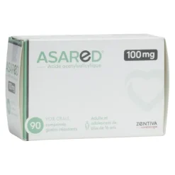 Acide acétylsalicylique 100 mg Asared comprimé
