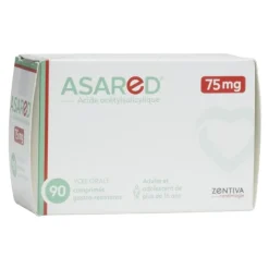 Acide acétylsalicylique 75 mg Asared comprimé