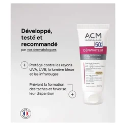 ACM Dépiwhite M crème protectrice teintée SPF 50+
