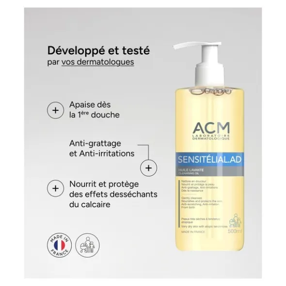 ACM Sensitélial AD Huile lavante