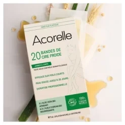 Acorelle bande cire froide Bio