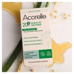 Acorelle bande cire froide Bio