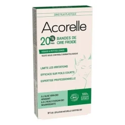 Acorelle bande cire froide Bio