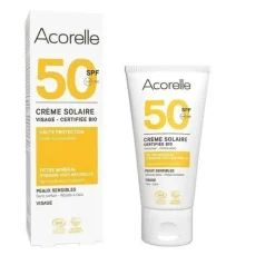Acorelle Crème solaire visage Bio SPF 50