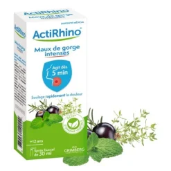 ActiRhino Spray buccal Maux de gorge intenses