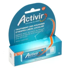 Activir 5 % crème pompe doseuse