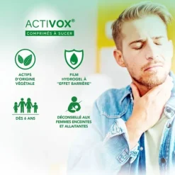 Activox citron comprimés à sucer