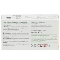Activox Propolis miel citron comprimés