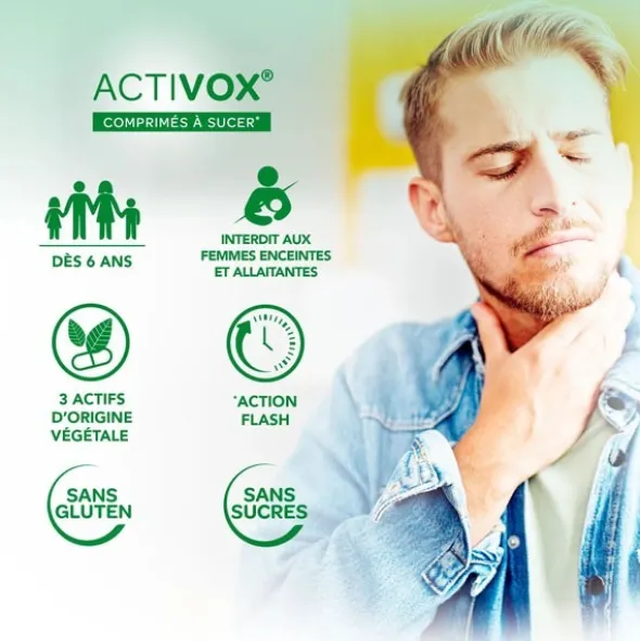 Activox Propolis miel citron comprimés
