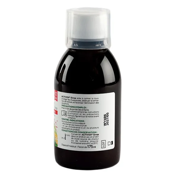 Activox sirop toux sèche et grasse
