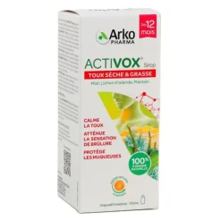Activox sirop toux sèche et grasse