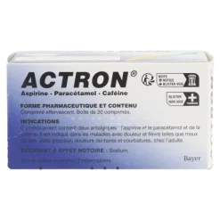 Actron comprimé effervescent