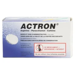 Actron comprimé effervescent