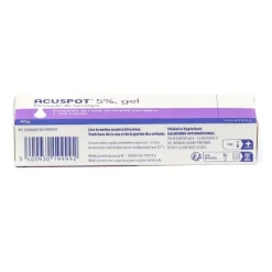 Acuspot 5 % peroxyde de benzoyle gel