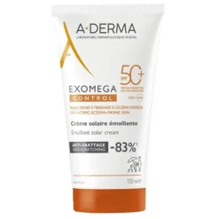 A Derma Exomega Control Crème solaire émolliente SPF 50+