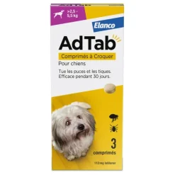 AdTab Chien comprimé anti puces