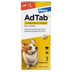 AdTab Chien comprimé anti puces