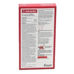 Advantix Chien pipettes anti puces