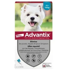 Advantix Chien pipettes anti puces