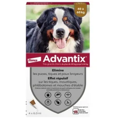Advantix Chien pipettes anti puces
