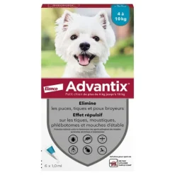 Advantix Chien pipettes anti puces