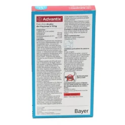 Advantix Chien pipettes anti puces