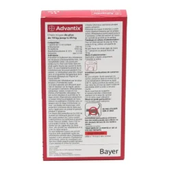 Advantix Chien pipettes anti puces