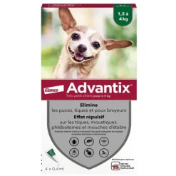 Advantix Chien pipettes anti puces