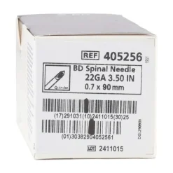 Aiguille ponction lombaire 22 G BD Yale 25 unités