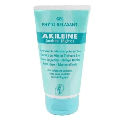 Akileïne jambes légères gel phyto relaxant