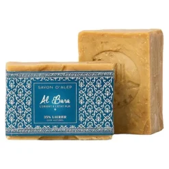 Al Bara savon d’Alep véritable 35 % laurier