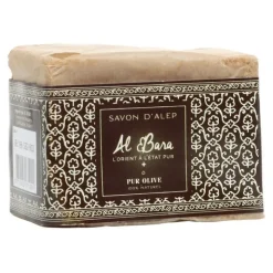 Al Bara savon d'Alep véritable Pur olive