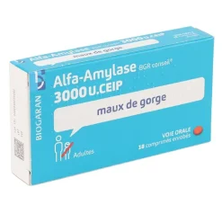 Alfa Amylase 3000 U comprimé Biogaran