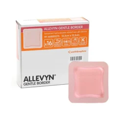 Allevyn Gentle Border Carré pansement adhésif siliconé