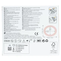 Allevyn Gentle Border Lite Oval pansement adhésif siliconé