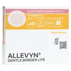 Allevyn Gentle Border Lite Oval pansement adhésif siliconé
