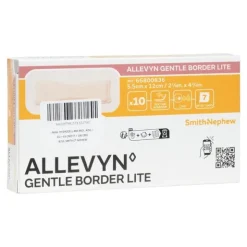 Allevyn Gentle Border Lite Rectangle pansement adhésif siliconé
