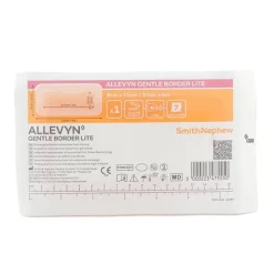 Allevyn Gentle Border Lite Rectangle pansement adhésif siliconé