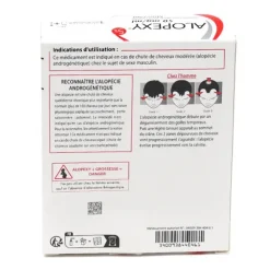 Alopexy 5 % Minoxidil chute de cheveux