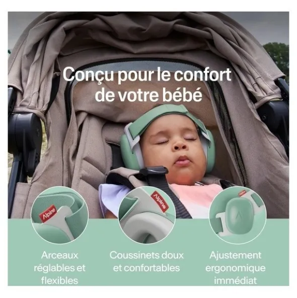 Alpine casque anti bruit bébé Muffy Baby Comfort