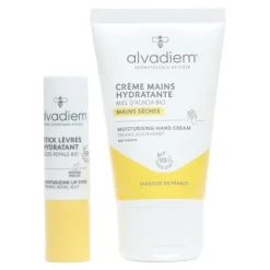 Alvadiem Coffret Stick lèvres et Crème mains
