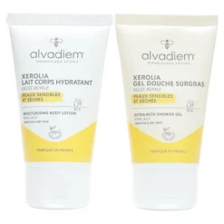 Alvadiem coffret Xerolia lait corps et gel douche