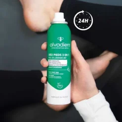 Alvadiem déodorant pieds 3 en 1