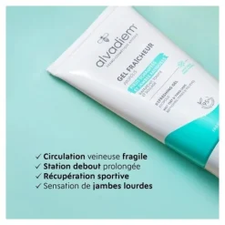 Alvadiem Gel Fraîcheur Jambes Pieds Fatigués